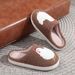 Cute Chicken Plush Cute Slipper Non-slip Cute House Shoes Winter Casual Warm Cartoon Flat Fluffy For Outdoor Indoor Bedroom_vogvips.com