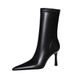 325-12 European And American Style Simple Stiletto Ultra-high Heel Party Short For Women, Pointed Toe, Slimming_vogvips.com
