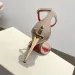 Glossy Patent Leather Open Toe Ankle Strap Heeled Sandals Unique Sword Shaped Gold Stiletto High Heels Red Printed_vogvips.com