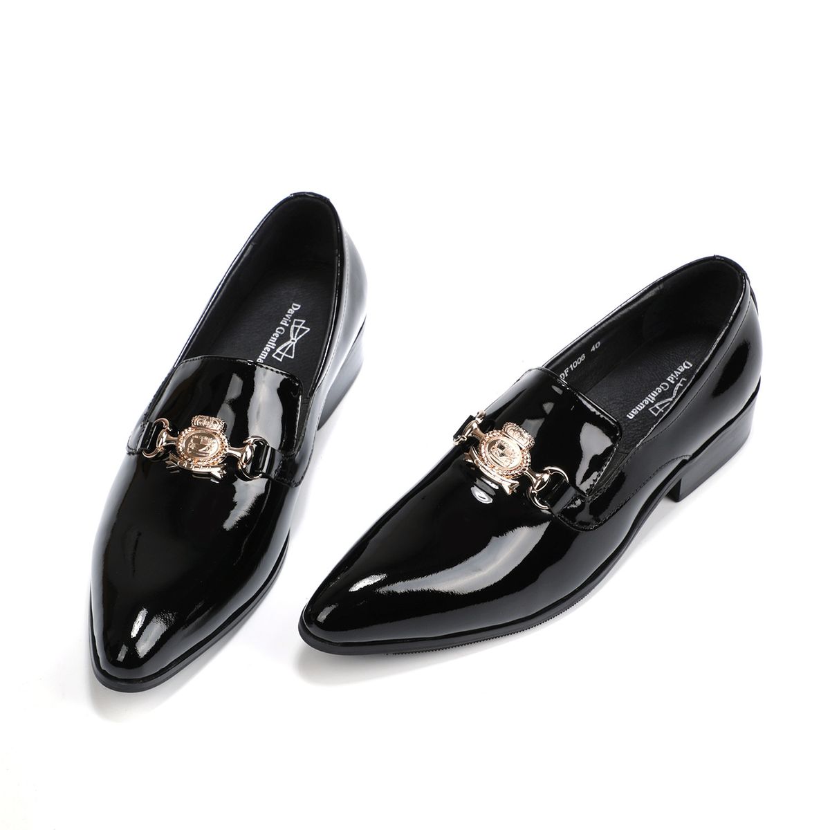 Chic Leather Pointed Toe European Version, Cowhide Single Shoes, Fashionable Design. Work Attire_vogvips.com