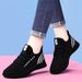 Spri Summer New Old Beiji Cloth Women's Sports Korean Style Casual Breathable Runni Mom Soft Sole Shoes_vogvips.com