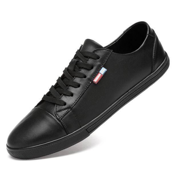 The First Layer Of White Shoes Casual Single Shoes Men's Xiaoqing Outdoor Board Shoes Men's Shoes_vogvips.com