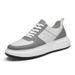Thick-soled Heightening Board Shoes Men's Invisible Inner Heightening Shoes Cowhide Hollow Breathable Casual Sports Shoes_vogvips.com