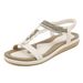 923-5 Spring Summer 2025 New Lightweight Comfortable Flat Sandals For Women With Elastic Band Casual Beach Large Size_vogvips.com