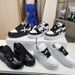 Cross-Patterned Sneakers, New Spring/Summer 2026 Model, Celebrity Style, Casual Cowhide Thick-Soled Height-Increasing_vogvips.com