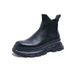 European Warm Series Winter Genuine Leather Thick-Soled Fleece-Lined High-Top Short British Trend Martin Boots Men's Cotton Shoes_vogvips.com