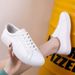 Women's White Sneakers 2024 Spring, Summer, Autumn Hot-selling New Model, Popular Versatile Student Sports Flat Casual_vogvips.com