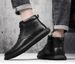 Men's Mid-top Leather Boots Casual, Breathable Velvet Martin Boots_vogvips.com
