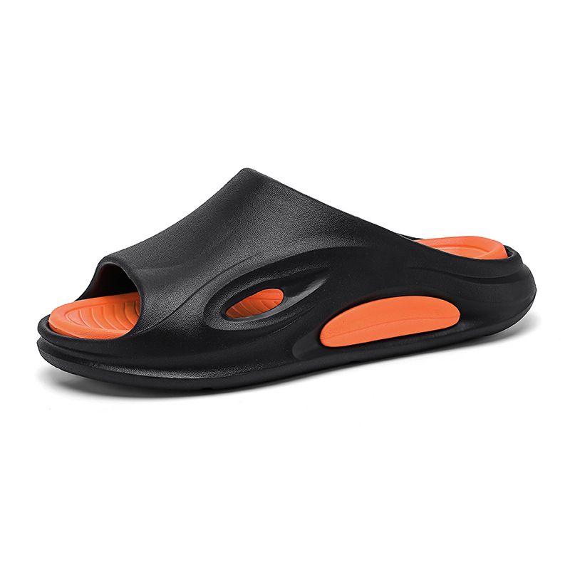 Men’s Shoes Slippers Couple Style Summer Outdoor Non Slip Thick Soled Men's Sandals Outdoor Sports Solid Color Beach Sandals_vogvips.com