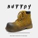 Retro Platform Men's Shoes Martin Boots Casual Tooling Boots Rhubarb Boots_vogvips.com