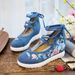 Large White With High Sloping Heels, Canvas Embroidered Women's Singles, Lace Up Ethnic Style Cloth Shoes_vogvips.com