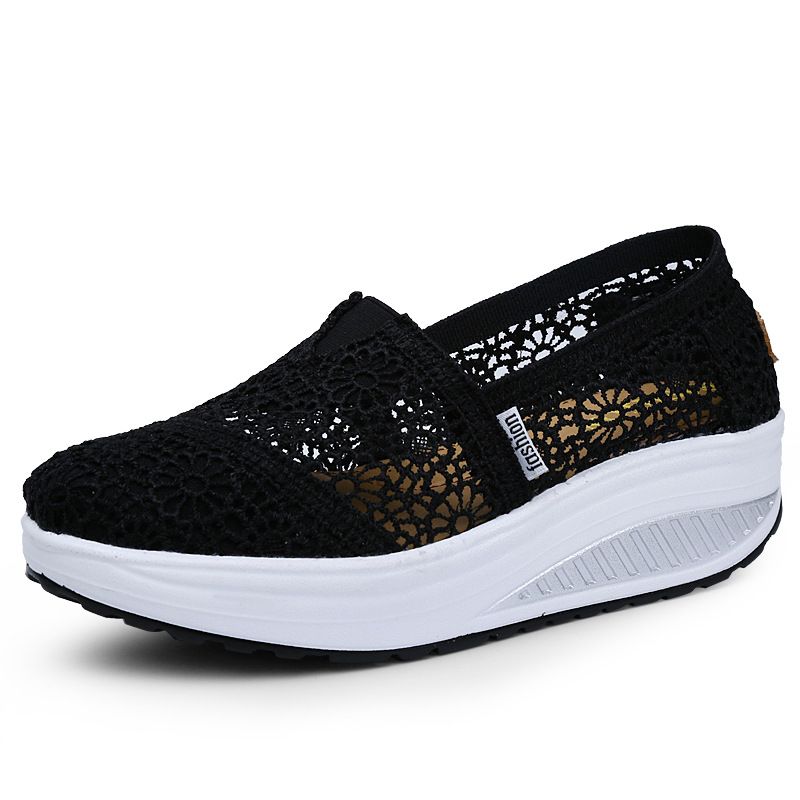 Women's Shoes Single Spring And Summer Women's Sandals Lace Large Size Outdoor Rocking Shoes Women_vogvips.com