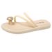 Shell Flip-Flops For Women Summer Outdoor Fashion Wear-Resistant Non-Slip Flat Toe Clip Beach Shoes Wholesale_vogvips.com
