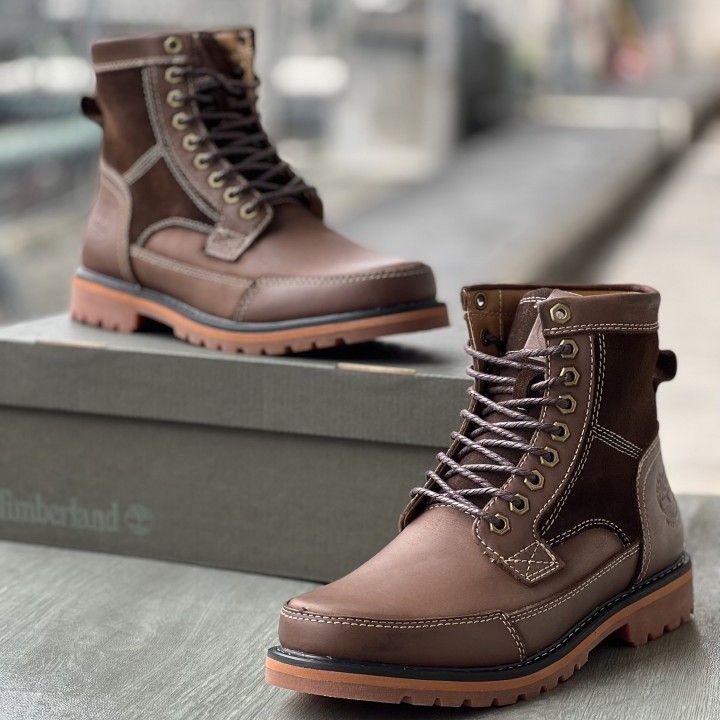 Handmade Martin Men's Cowhide Outdoor Casual Shoes High-top Work Motorcycle Boots_vogvips.com