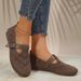 Women's Shoes Summer Flying Woven Breathable Hollow Mesh Women's Shoes Lazy One Step Mom Shoes Cloth Shoes Casual Toad Shoes_vogvips.com