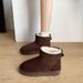 New Women's Frosted Snow For Winter , Stylish And Lightweight Warm Cotton Shoes, Versatile Short Boots_vogvips.com