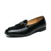 Casual Leather Shoes For Spring And Autumn, New Styles, One Foot Lazy Bean Shoes, Men's British Style Loafers_vogvips.com
