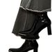 26ss Kendall Jenner Style Martin For Women, Metal Square Toe, Patent Leather, Side Zipper, Chunky Heel, High Heel Ankle Women, Toe, Leat_vogvips.com
