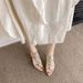 Pointed Rhinestone Fairy Sexy Nightclub Gentle Stiletto High Heel Sandals_vogvips.com