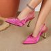 Pointed Toe Bowknot High Heels For Women 2026 New Style Satin Stiletto Summer Women's Shoes To Pair With Dresses And_vogvips.com