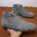 Plus Size Octopus Men's Shoes High-Top Men's Sports Casual Shoes First Layer Genuine Leather Martin Boots_vogvips.com