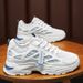 Spring New Breathable Mesh Men's Korean Version Versatile Height Increasing Sports Casual Dad Trendy Shoes_vogvips.com