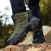 New Outdoor Casual Shoes Heightening Shoes Women's Air Cushion Hiking Shoes Hiking Shoes_vogvips.com