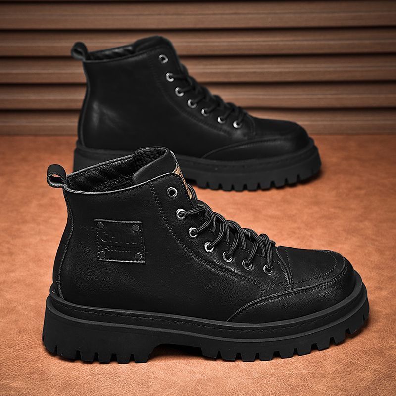 2025 Martin Autumn Waterproof Mid Top Sports Leather Shoes Men's British Outdoor Hiking Workwear Boots 1F1c_vogvips.com