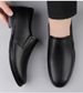 Men's Shoes Leather Shoes Gentleman's Flat Casual Shoes Low Top Foot Loafer Foot Sneakers_vogvips.com