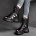 Sandals Women's Boots Hollow High-top Thick-soled Fashion Open-toed Fish-mouth Boots Roman Shoes Breathable_vogvips.com
