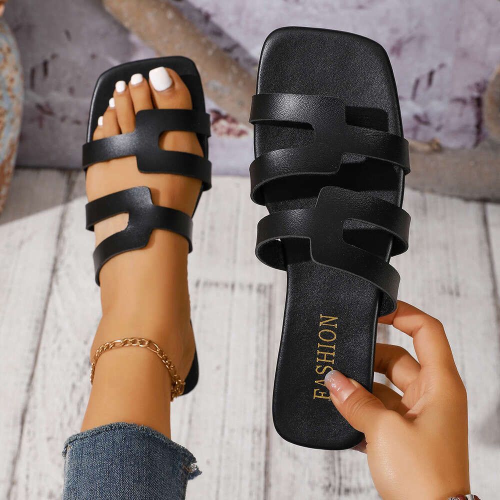 Sandals Women Summer Slides Slippers Wedges Lightweight Beach Waterproof Casual Women's Luxury Shoes_vogvips.com