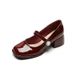 thick-soled Mary Jane Shoes For Women, French Retro Small Leather Shoes With Thick Heels For Women_vogvips.com