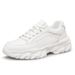 Men's Shoes Inner Height Increase Sports Casual Shoes Low-top Cowhide Surace Thick-soled Running Sports Small White Board Shoes_vogvips.com