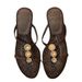 Women's Summer Flip-flops For Outdoor Wear 2026 New Bohemian Style Niche Rhinestone Mid-heel Sandals To Match Skirts_vogvips.com