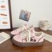 2026Dopamine Korean Style Star Sneakers Women's Thick-Soled Trendy White Shoes_vogvips.com