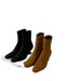 2025 Autumn New Style Square Toe Simple Irregular Heel Slim With Back Zipper Elegant Stretch Short Boots_vogvips.com