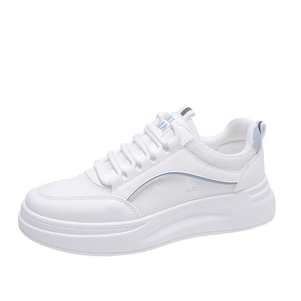 Little White For Women New Summer Vibe Style Thick Soled Women's Versatile Trendy Breathable Cool Mesh Panel Shoes_vogvips.com