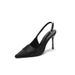Niche High Heels Thin Heel Purple Closed-Toe Sandals Fairy 2025 Spring Summer Satin French Style Elegant Single Shoes_vogvips.com