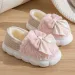 Butterfly Shaped Cotton Slippers With A Feeg Of Stepping On Feces, Women's Autumn And Winter Thick Soles, Indoor Bag_vogvips.com