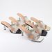 Women's Shoes New Rhinestone Summer Versatile Outerwear Stiletto High Sandals, Transparent Strap Black Plus Size Women's Shoes_vogvips.com