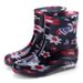 Women's Fashion Mid-Calf Rain Boots - Slip-Resistant, Durable PVC Waterproof Shoes For Work, Kitchen, Car Wash_vogvips.com