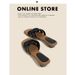 Elegant Mary Jane Shoes For Women - Genuine Leather Ballet Flats With Bowknot & Hidden Heel, Vintage French Style, Comfortable Round Toe Shoes_vogvips.com