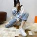 Thick Soled White Shoes For Female Students, Korean Version, Spring And Winter New Items, With Added Velvet, Sports_vogvips.com