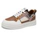 Men's Breathable White Sports Sneakers Spring Niche Style INS Style Leather Casual Trendy Shoes_vogvips.com