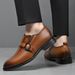 Regal Footwear 2025 Autumn New Men's Business British Style Pointed Toe Slip-On Korean Version Formal Leather Shoes_vogvips.com