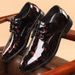 New Spring And Autumn Buine Formal Leather Korean Style Youth Slip-On Large Size Men' Groom Photography Wedding_vogvips.com