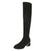 New Four-Way Stretch Non-Slip Fleece Over-the-Knee High Slimming Long Boots For Women_vogvips.com