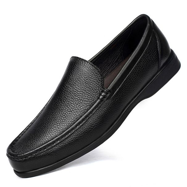 Men's Shoes Round Head Foot Cover Soft Sole Dad Shoes Lazy Casual_vogvips.com