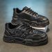 Spring New Breathable White Men's Versatile Thick Soled Height Increasing Sports Casual Board Shoes, And Trendy Shoes_vogvips.com