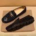 Loafers Slip-On Lazy Spring Crocodile Pattern Genuine Leather Trendy Men's Shoes_vogvips.com